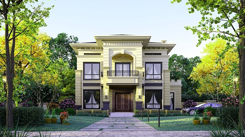 德州中式合院住宅，开放庭院与邻里乡亲更亲近